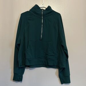 Danskin Women’s Athletic Half Zip Pull Over Sweatshirt size: extra large